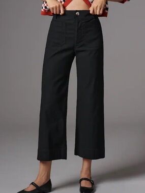 MAEVE Anthropology black wide leg Colette’s